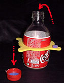 EVA promotional item for coca-cola bottles and cans